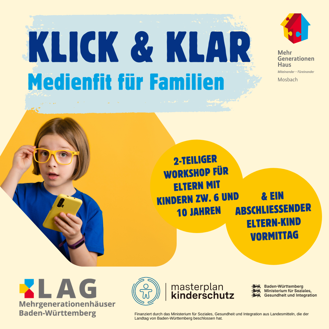 Klick & Klar - Medienfit für Familien